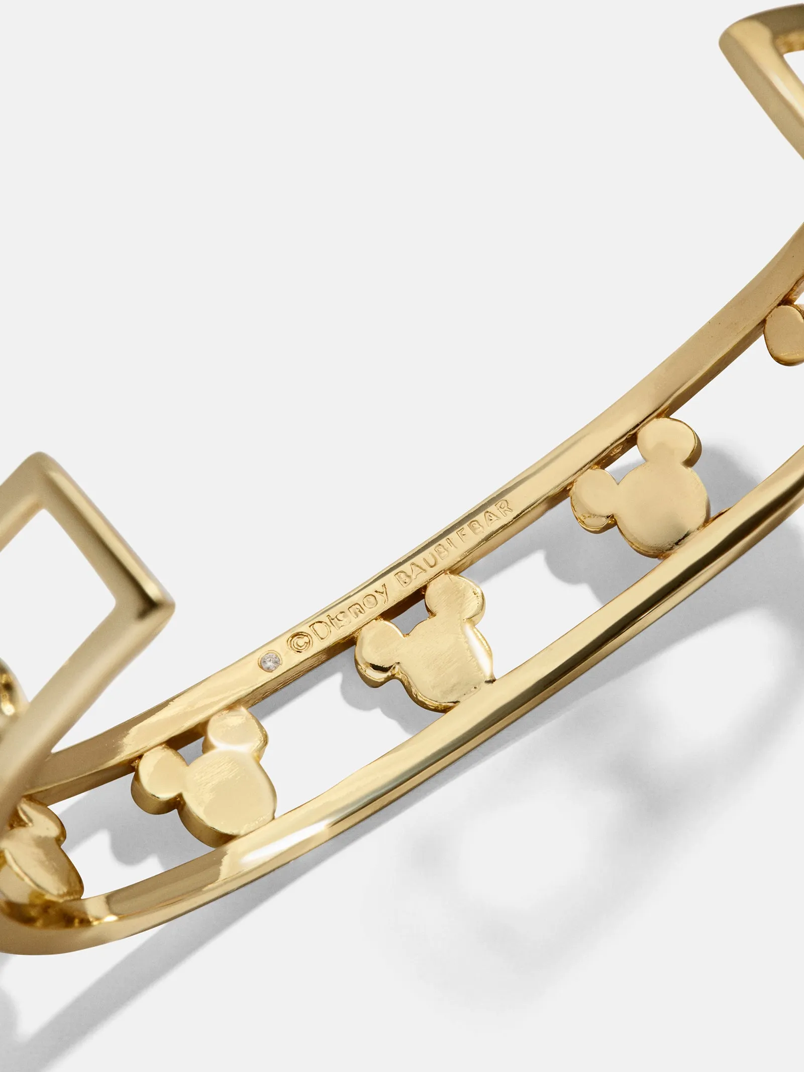 Disney Mickey Mouse Cuff Bracelet - Gold/Pavé sold by BaubleBar product image thumbnail 3