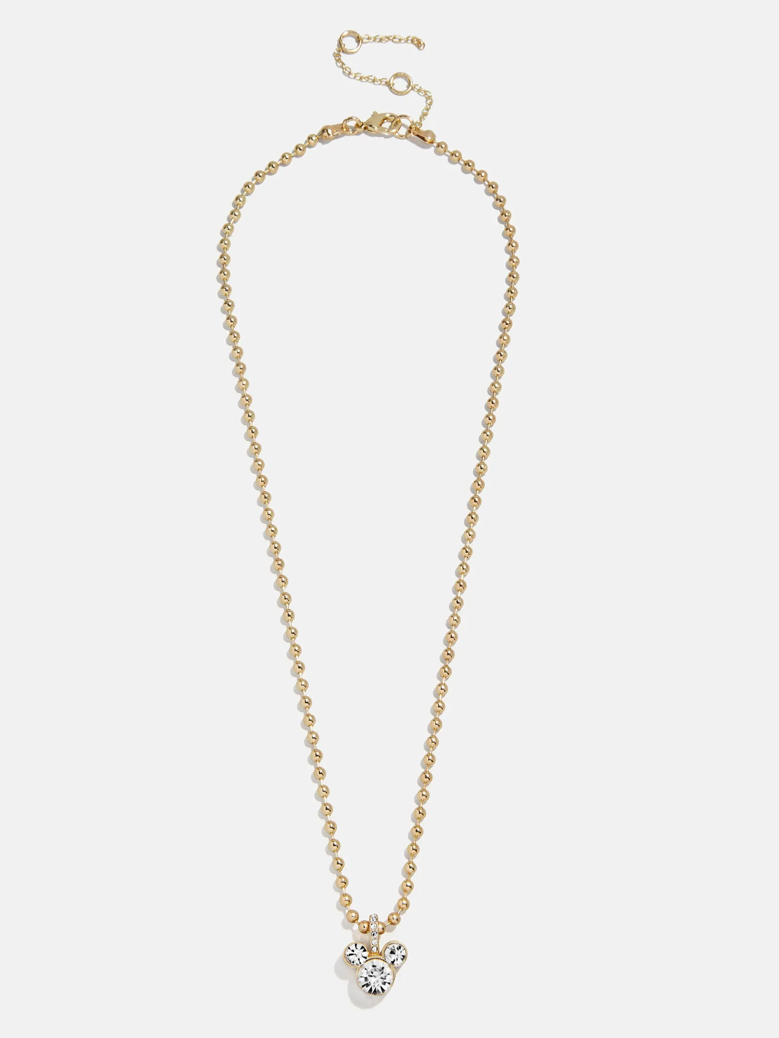 Disney Mickey Mouse Pisa Necklace - Gold/Pavé sold by BaubleBar product image thumbnail 3
