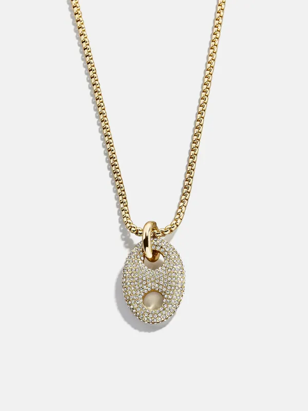 Thalia Reversible Pendant Necklace - Gold/Pavé sold by BaubleBar