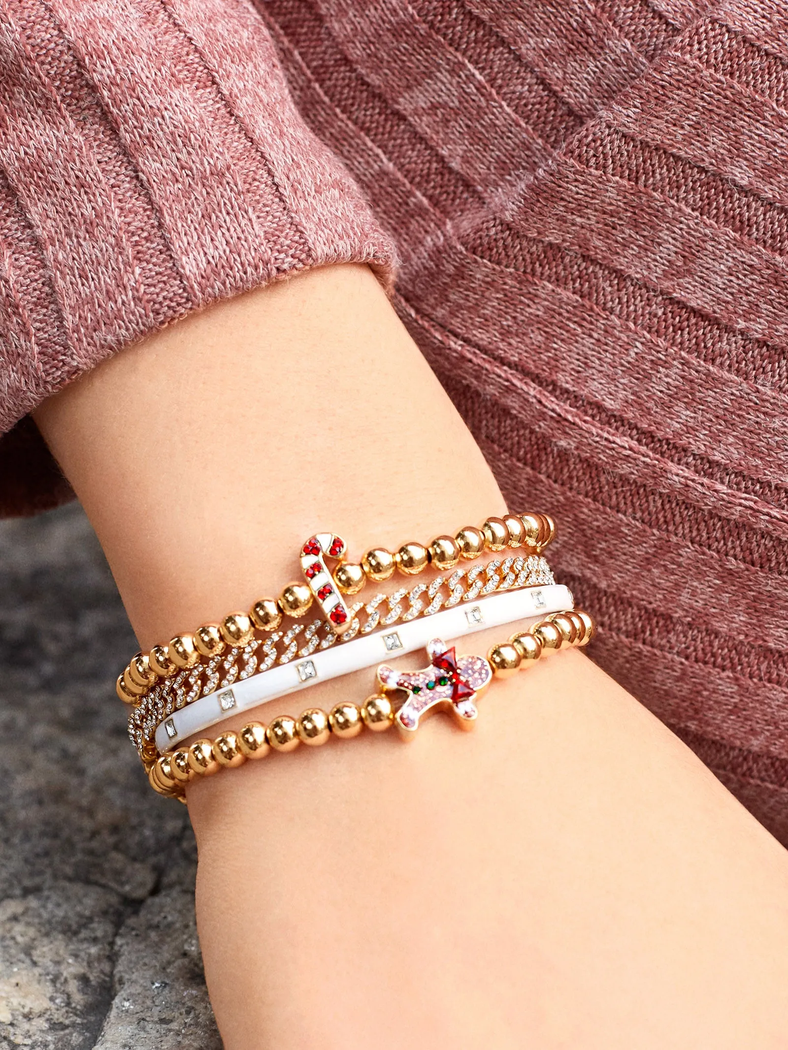 Holiday Pisa Bracelets - Gold sold by BaubleBar product image thumbnail 5