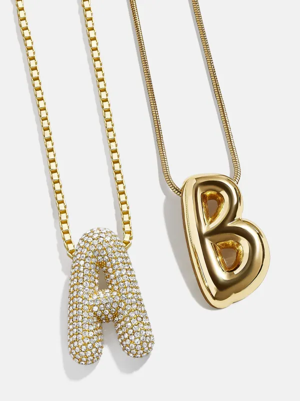 Bubble Initial Necklace sold by BaubleBar