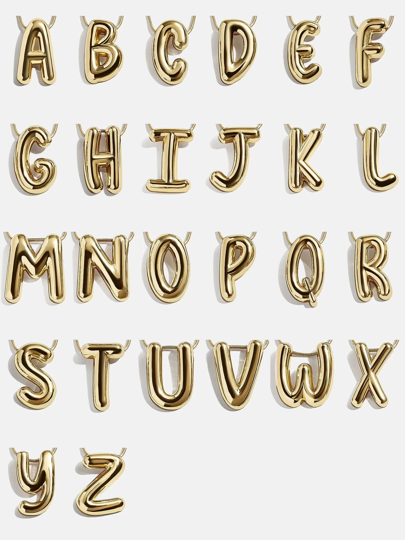 Bubble Initial Necklace sold by BaubleBar product image thumbnail 5