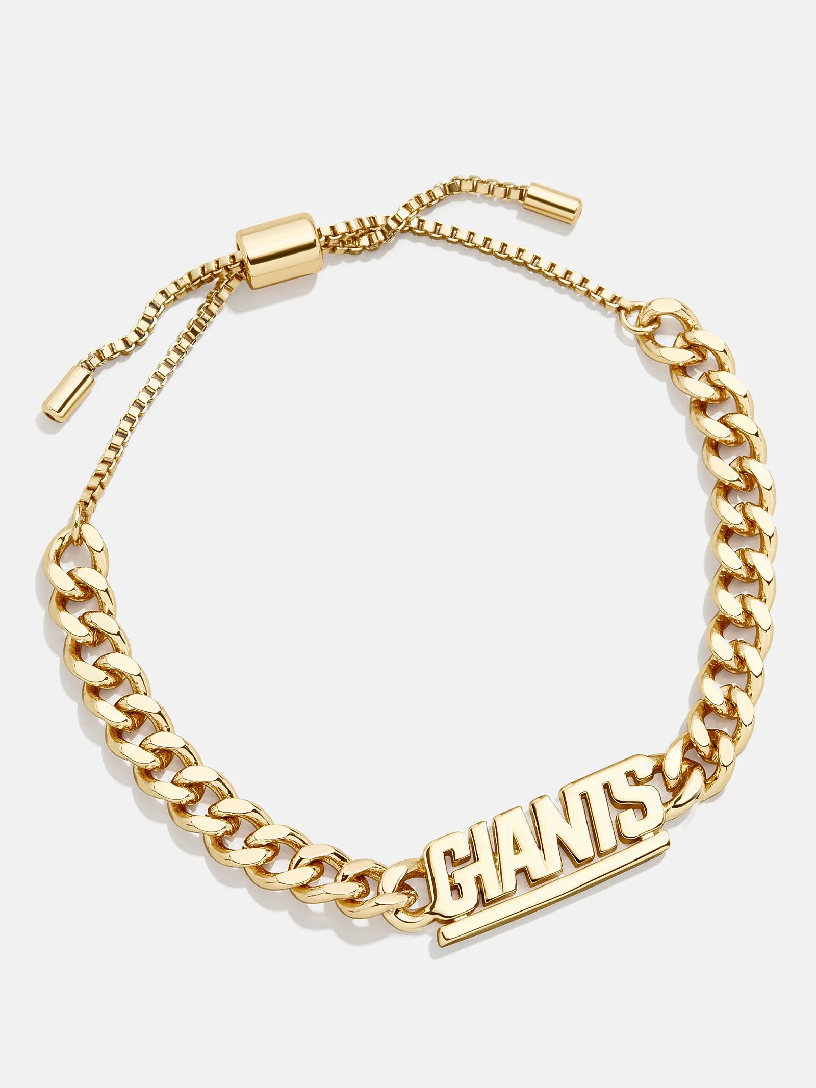New York Giants NFL Gold Curb Chain Bracelet - New York Giants sold by BaubleBar product image thumbnail 3