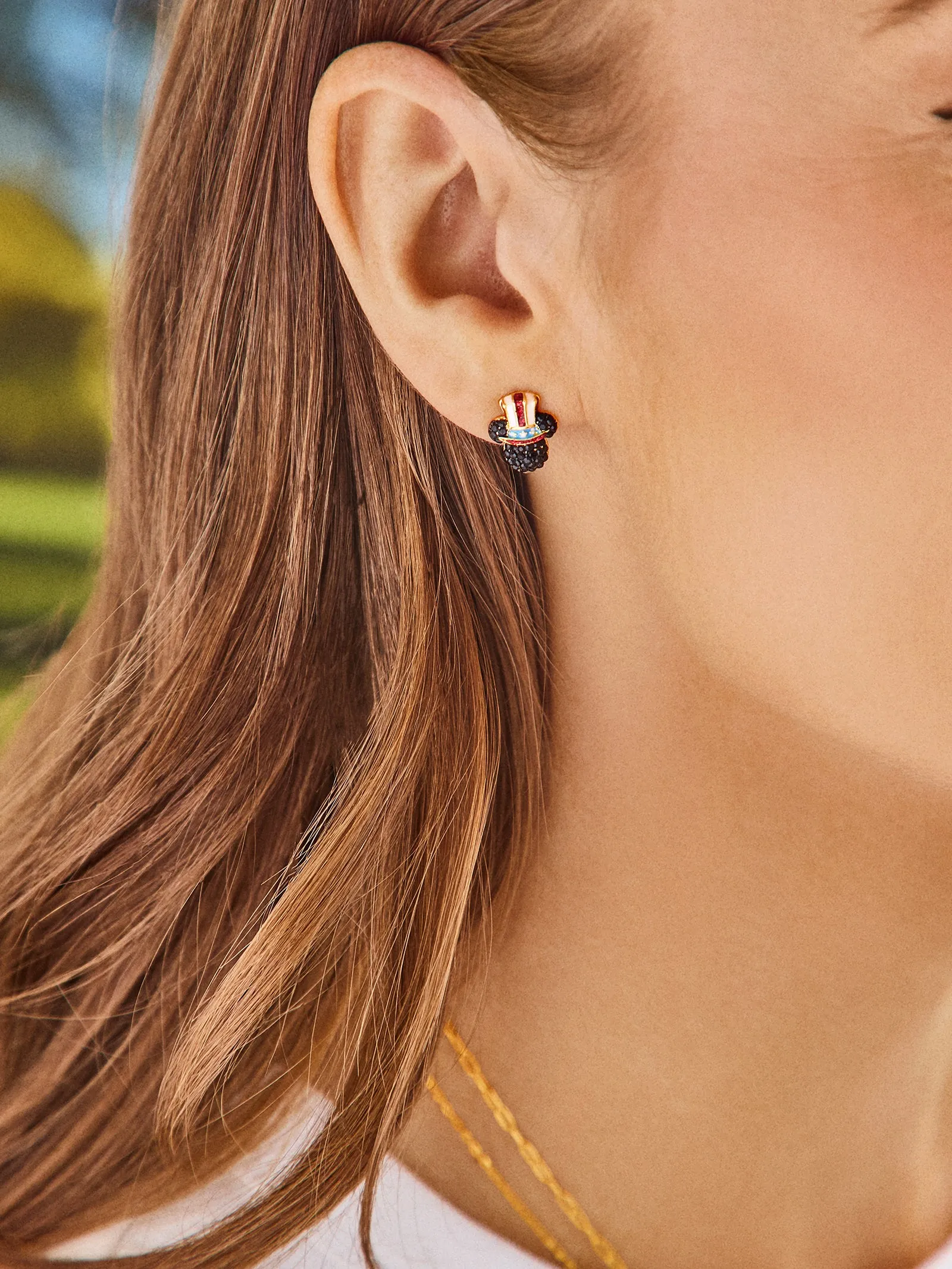 Mickey Mouse Disney Top Hat Earrings - Black sold by BaubleBar product image thumbnail 2