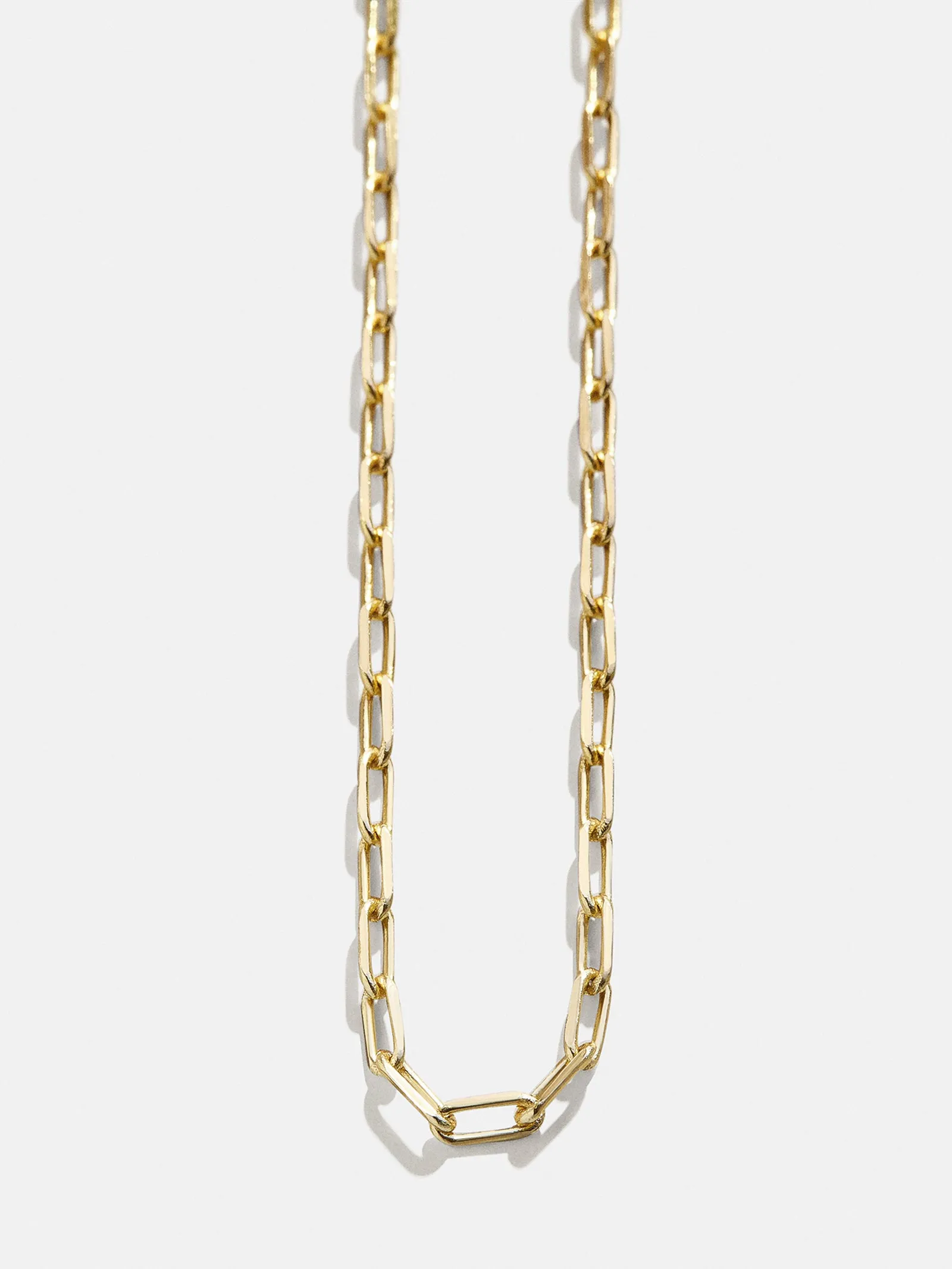 Cluster Charm Necklace Chain - Gold Paperclip Chain sold by BaubleBar product image thumbnail 3
