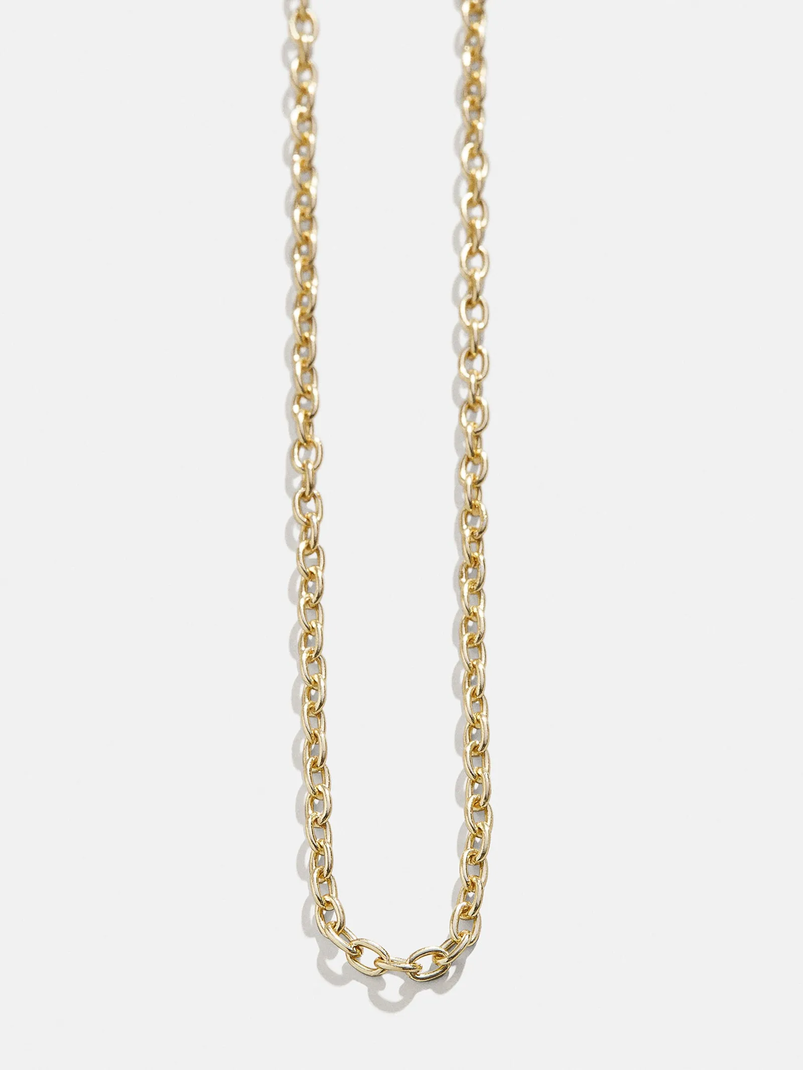 Cluster Charm Necklace Chain - Gold Cable Chain sold by BaubleBar