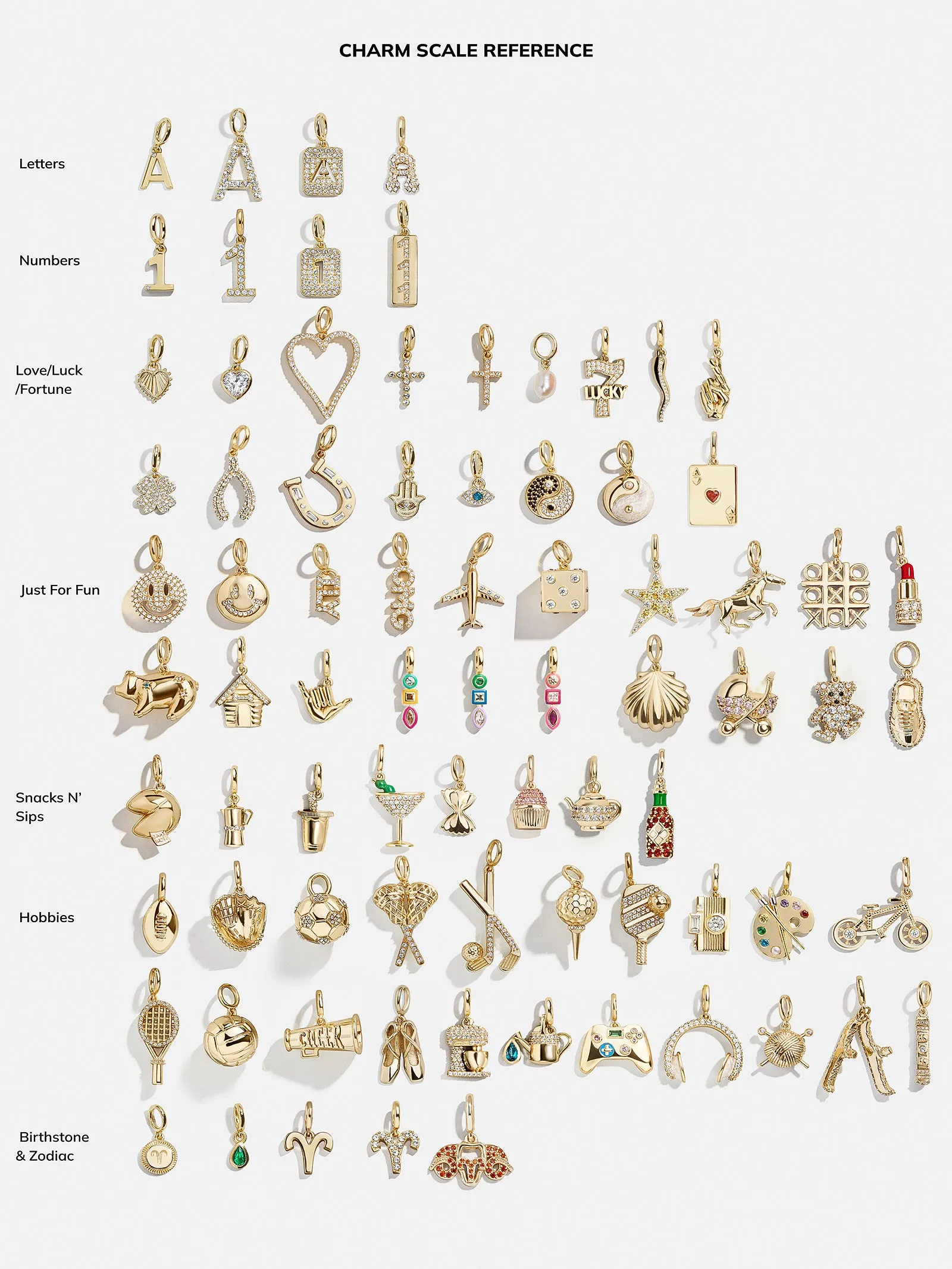 Cluster Charm Necklace - Ball Chain & Charm Ring sold by BaubleBar product image thumbnail 4