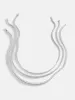 Billie Sterling Silver Tennis Necklace - Sterling Silver sold by BaubleBar