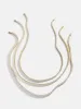 Billie 18K Gold Tennis Necklace - 18K Gold Plated Sterling Silver sold by BaubleBar