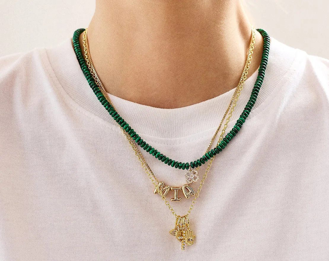 Bubble Letter Custom Necklace - Small Bubble Letter sold by BaubleBar product image thumbnail 4