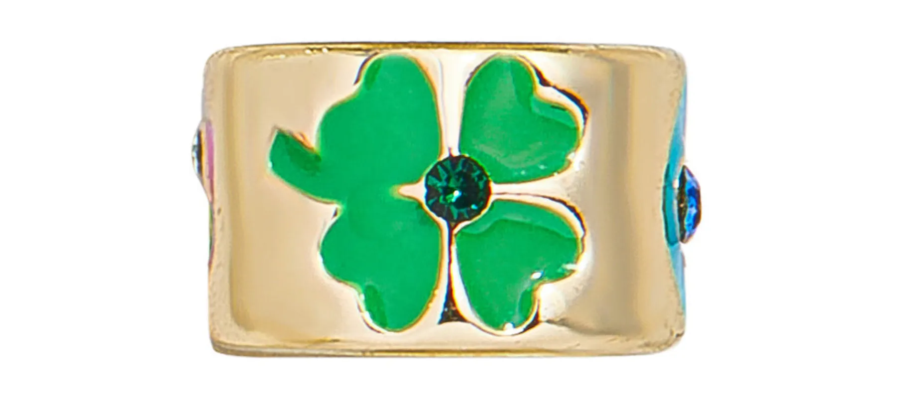 Symbol 360 Spinner Charm - Clover sold by BaubleBar