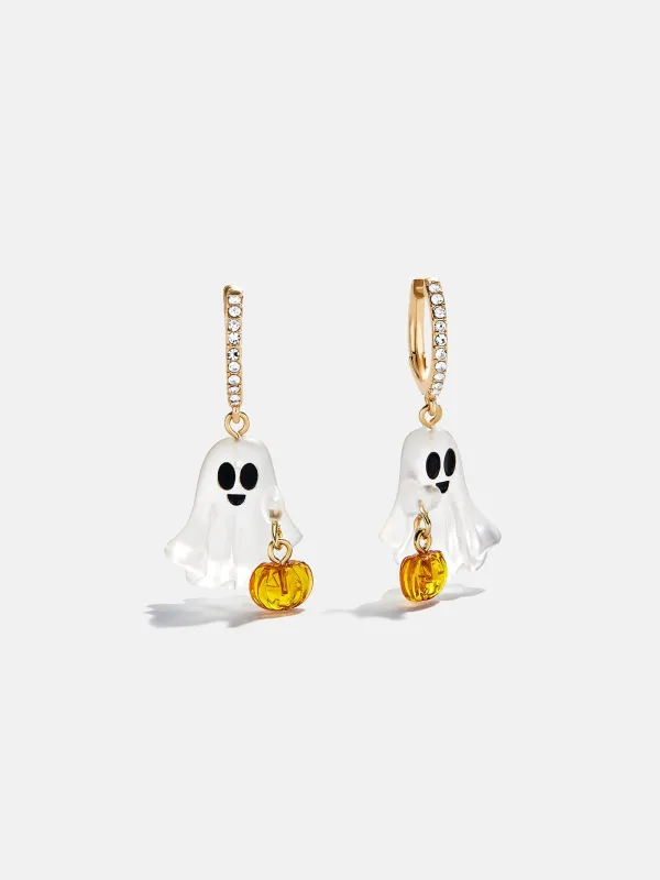 Hangin' with my Boo Hoop Earrings - Ghost sold by BaubleBar
