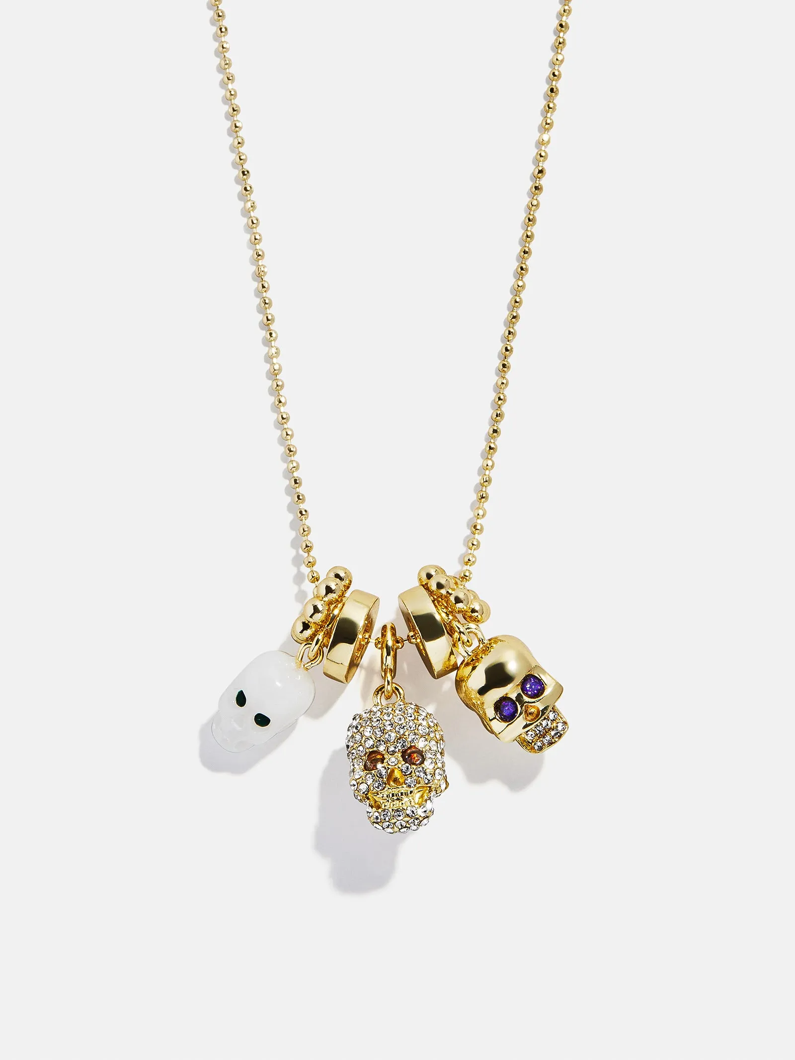 To Die For Charm Necklace - Gold/Pavé sold by BaubleBar