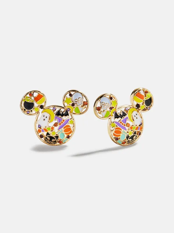 Disney Mickey Mouse Cluster Halloween Earrings - All Hallows' Hue sold by BaubleBar
