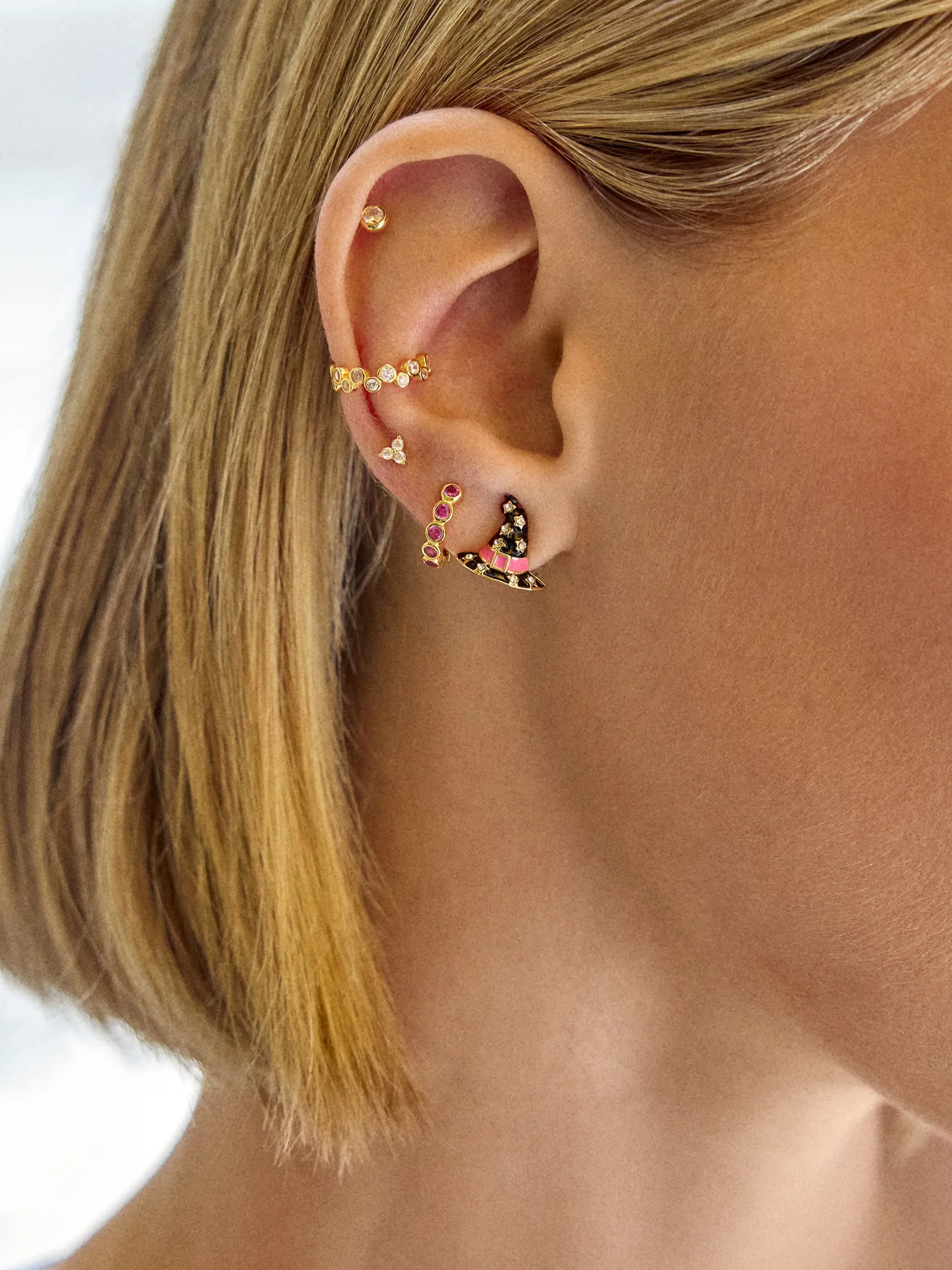 Wicked Cute Stud Earrings - Witches Hat sold by BaubleBar product image thumbnail 2