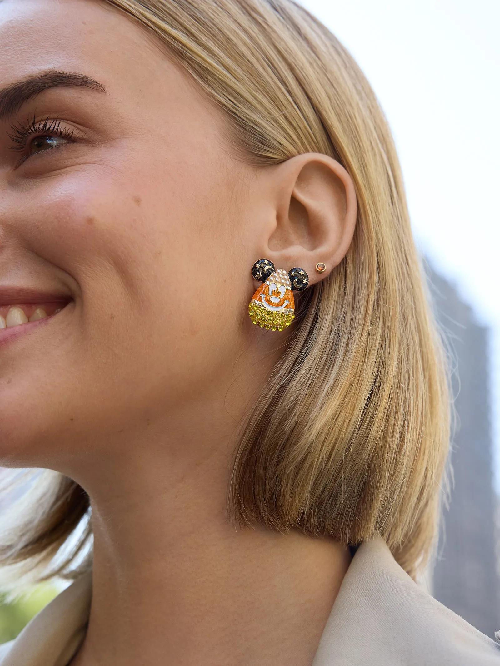 Disney Mickey Mouse Candy Corn Earrings - Candy Corn sold by BaubleBar product image thumbnail 2