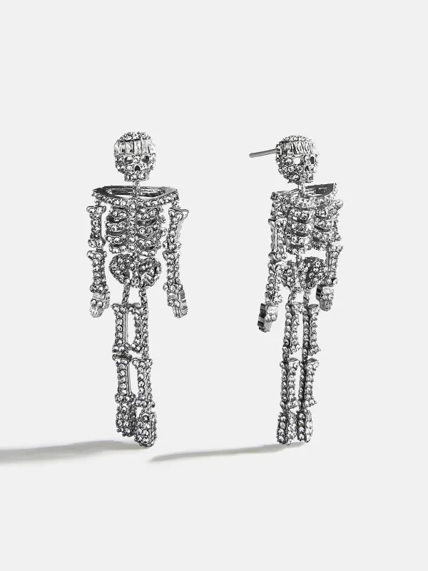 Drop Dead Hottie Earrings - Mini Silver sold by BaubleBar