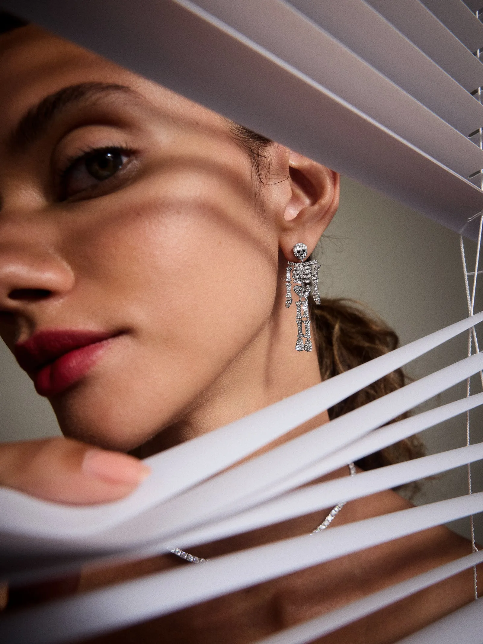 Drop Dead Hottie Earrings - Mini Silver sold by BaubleBar product image thumbnail 2