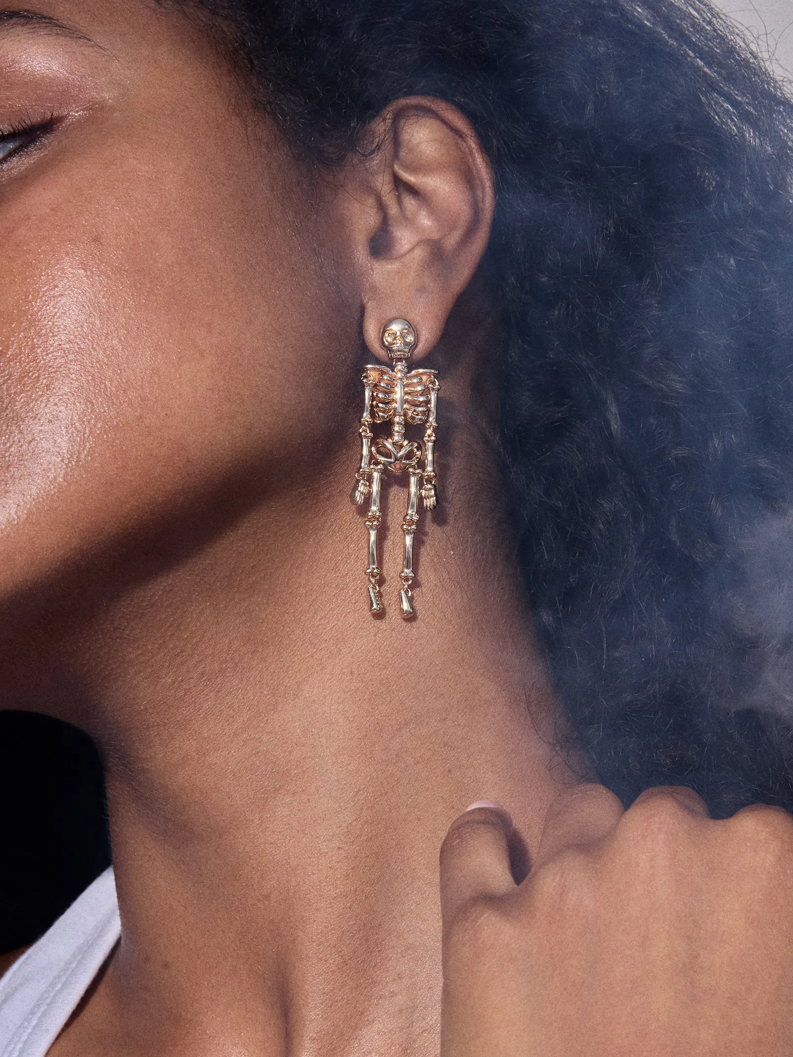 Drop Dead Hottie Earrings - Gold sold by BaubleBar product image thumbnail 2