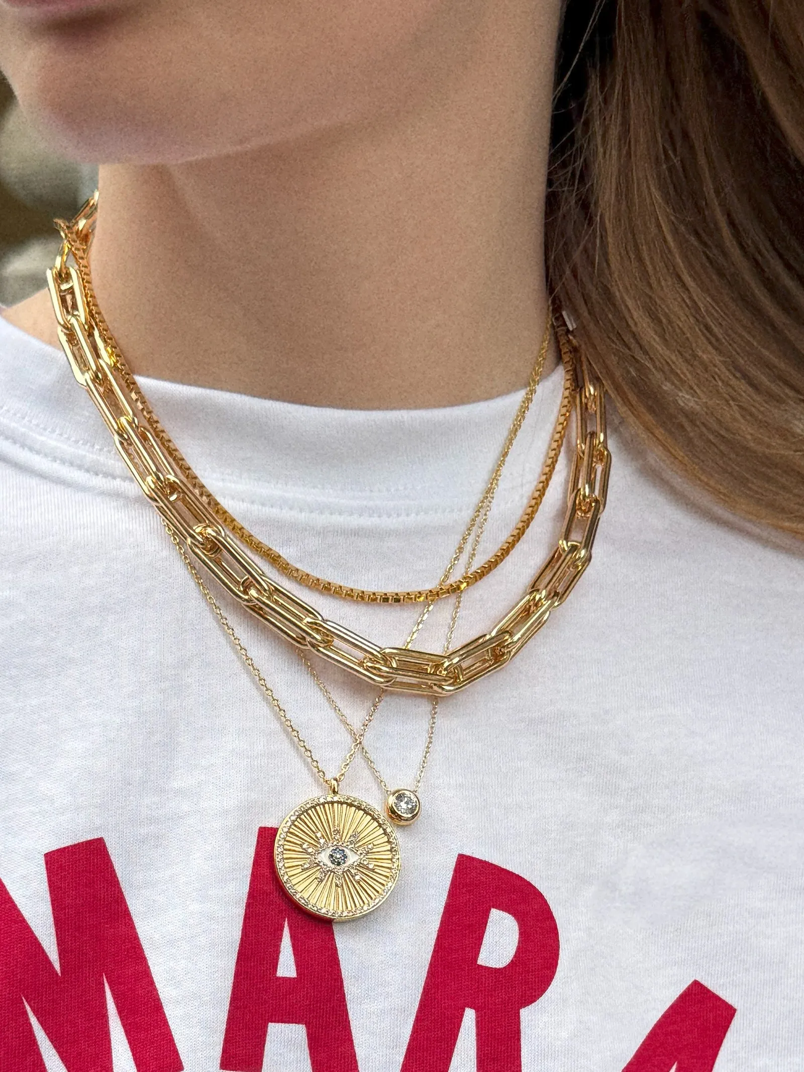 Layered Hera Necklace - Gold sold by BaubleBar product image thumbnail 2
