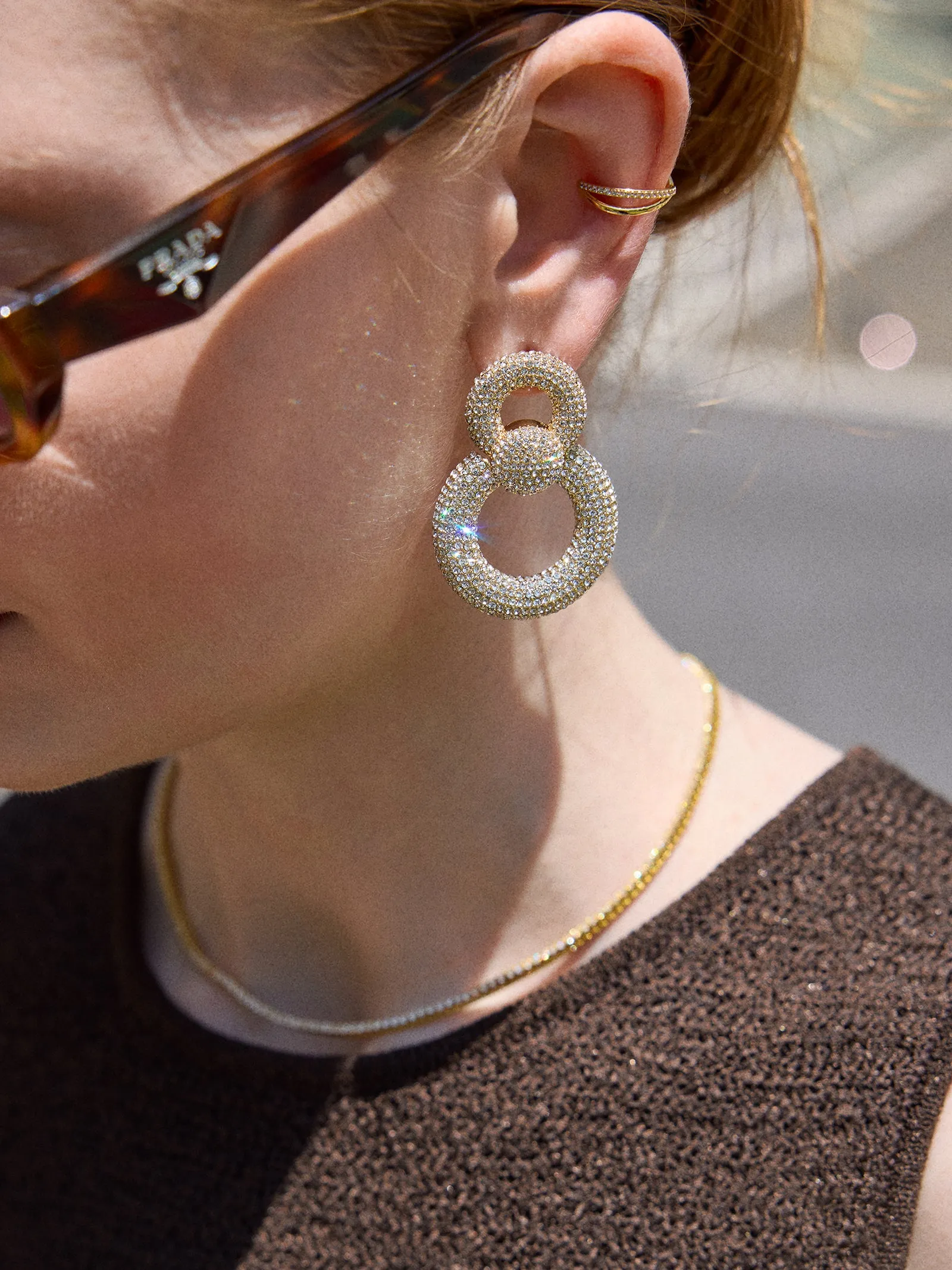 Dakota Door Knocker Earrings - Dakota Earrings sold by BaubleBar product image thumbnail 2