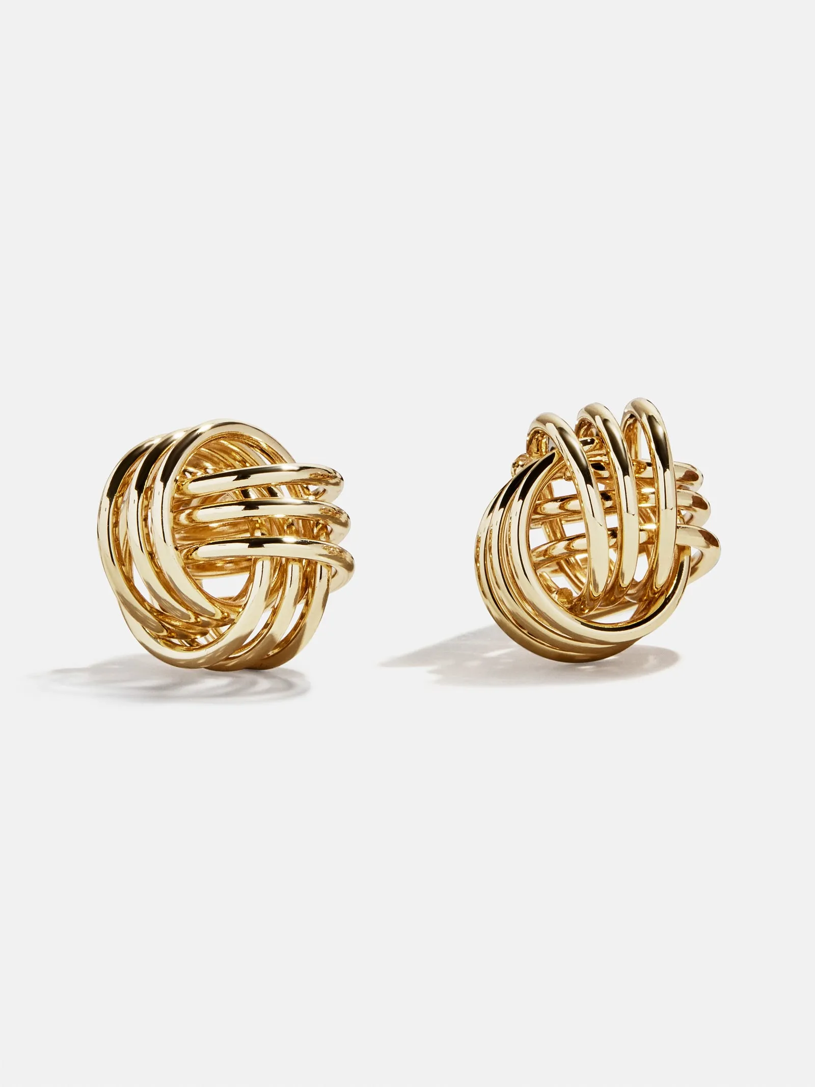 Lennox Gold Knot Earrings - Gold sold by BaubleBar