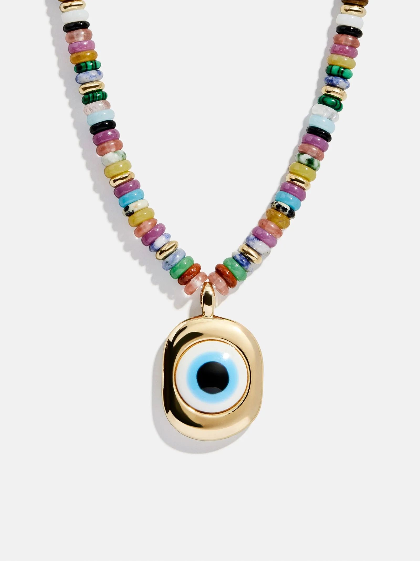 Amaris Semi-Precious Evil Eye Necklace - Evil Eye sold by BaubleBar