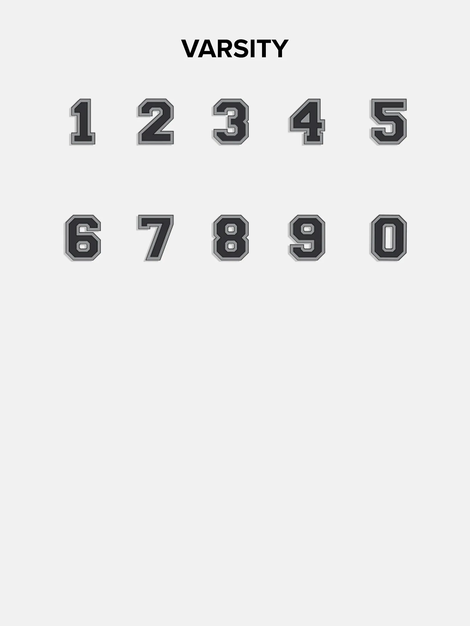 Varsity Number Custom Bracelet - Four Gold Stations sold by BaubleBar product image thumbnail 5