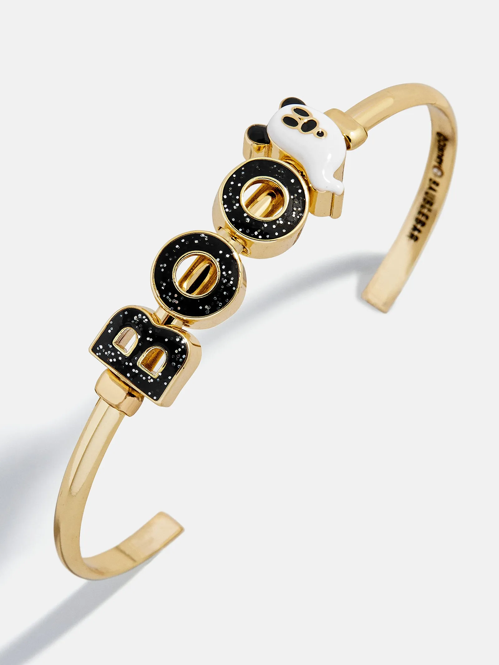 Disney Mickey Mouse Boo Cuff Bracelet - Gold/Black sold by BaubleBar