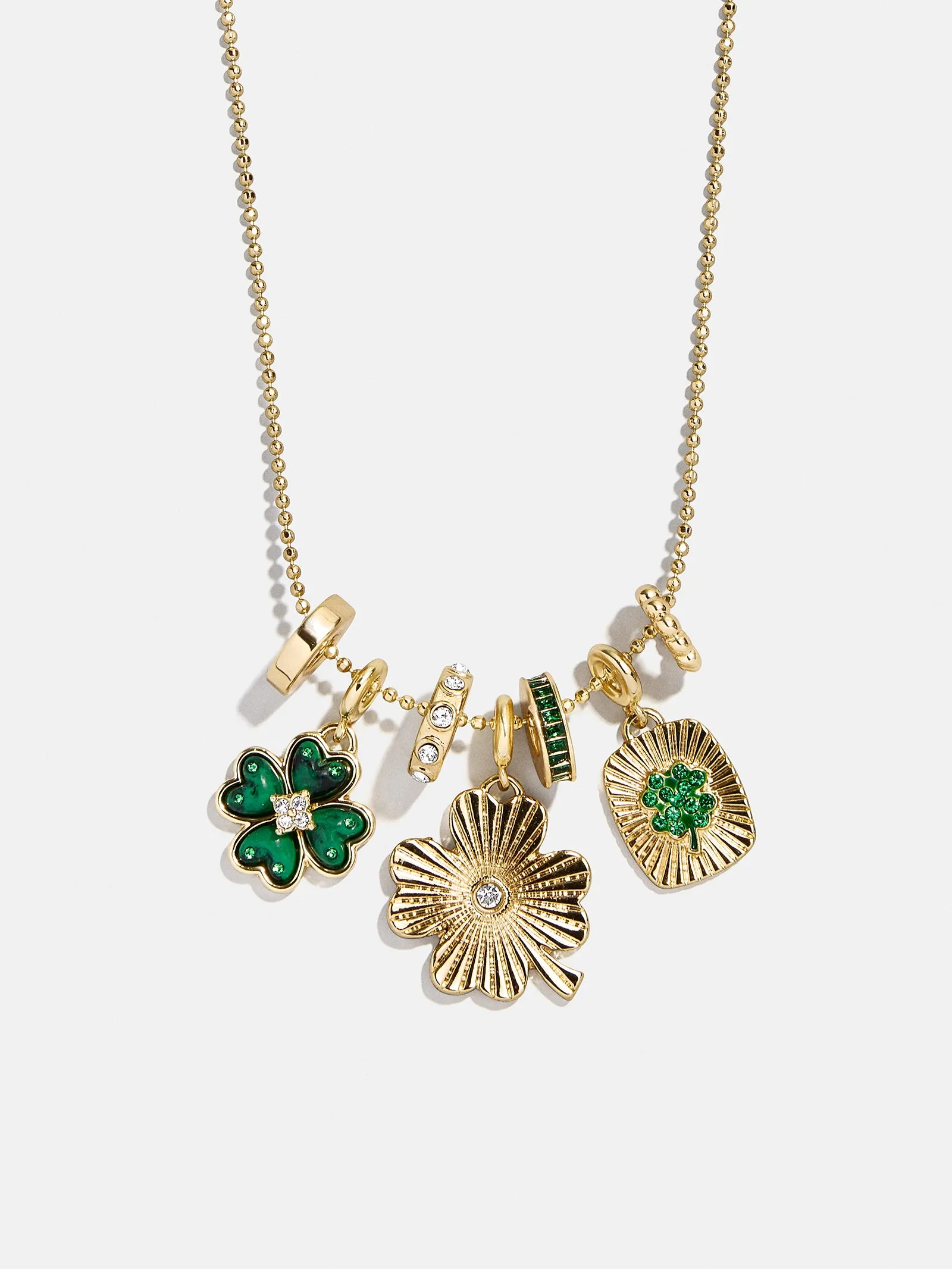 Lucky Clover Charm Necklace - Clover sold by BaubleBar