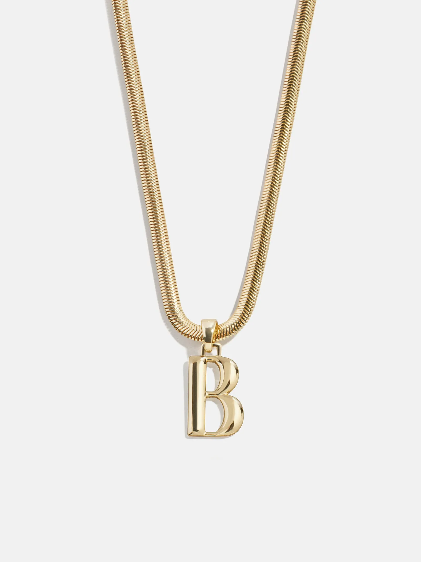 Gia Initial Necklace - Gold sold by BaubleBar product image thumbnail 4