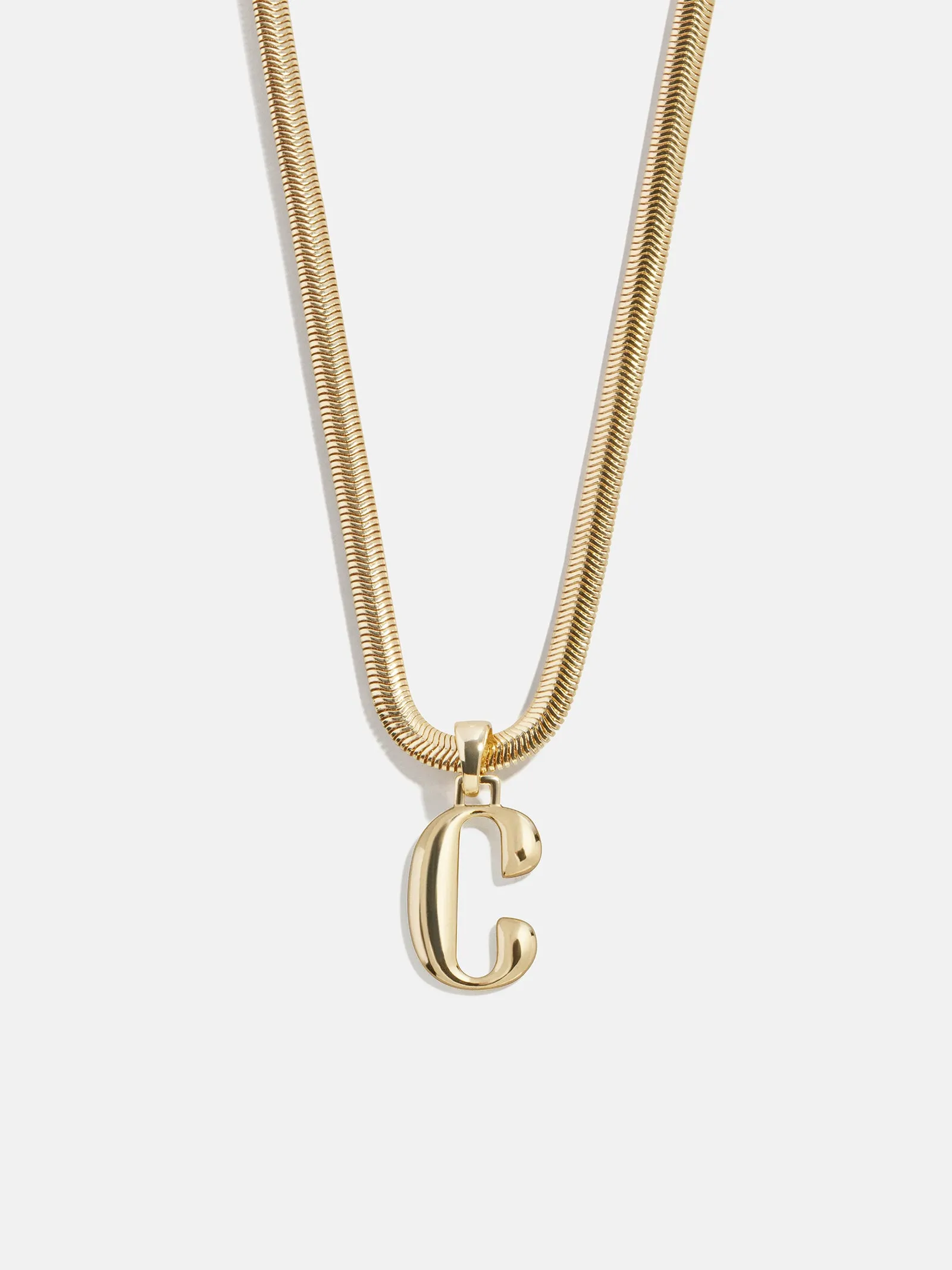 Gia Initial Necklace - Gold sold by BaubleBar product image thumbnail 5