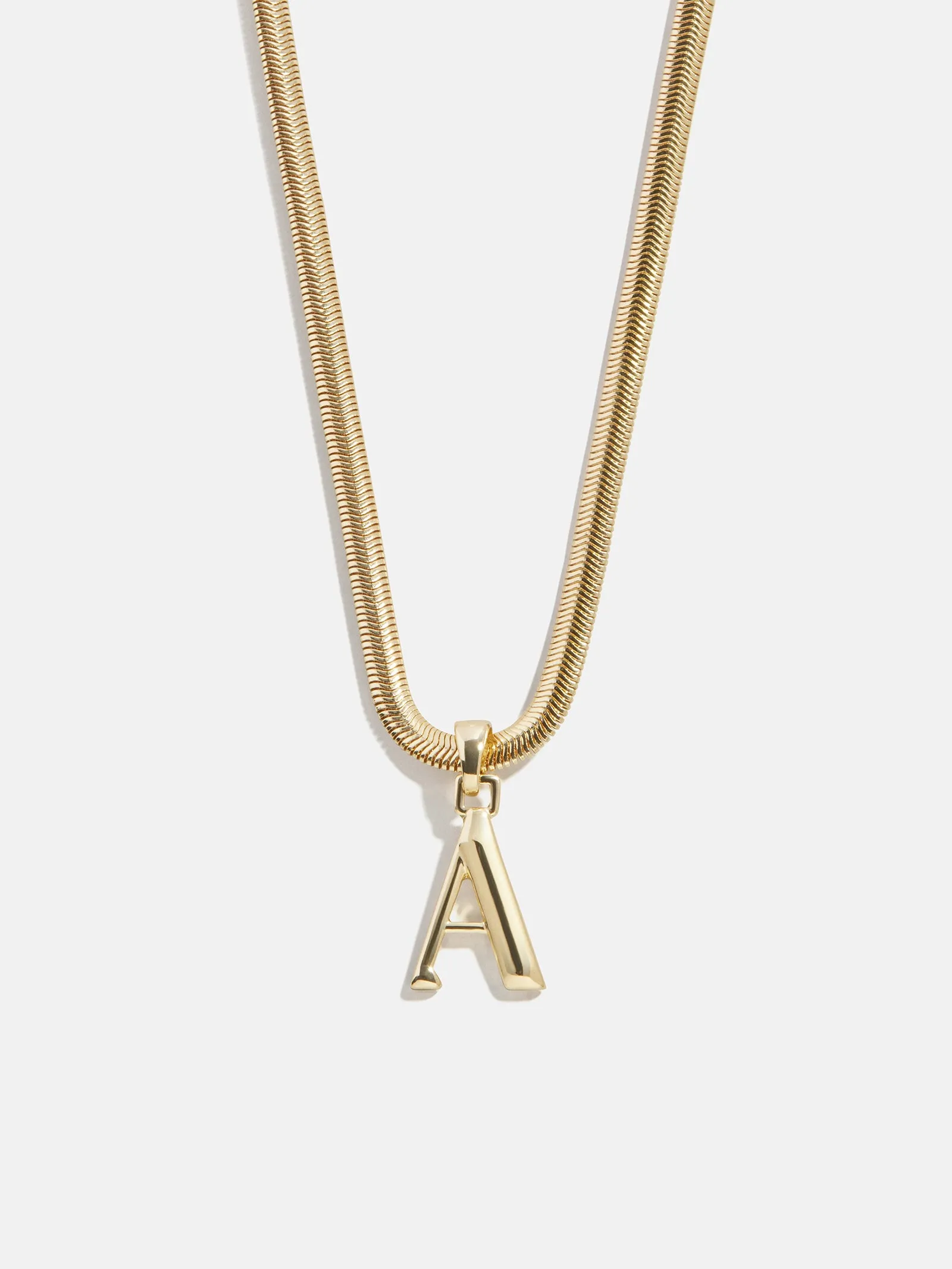 Gia Initial Necklace - Gold sold by BaubleBar product image thumbnail 3