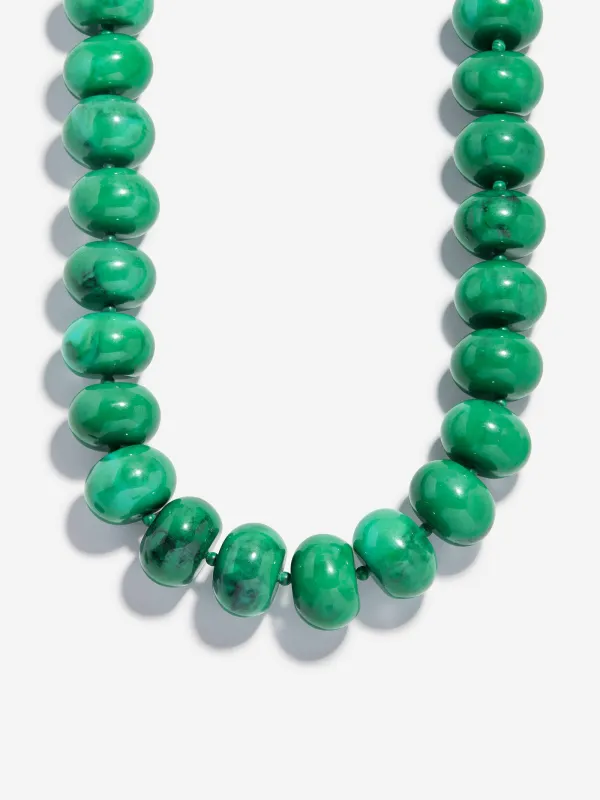 Joan Semi-Precious Necklace - Malachite sold by BaubleBar