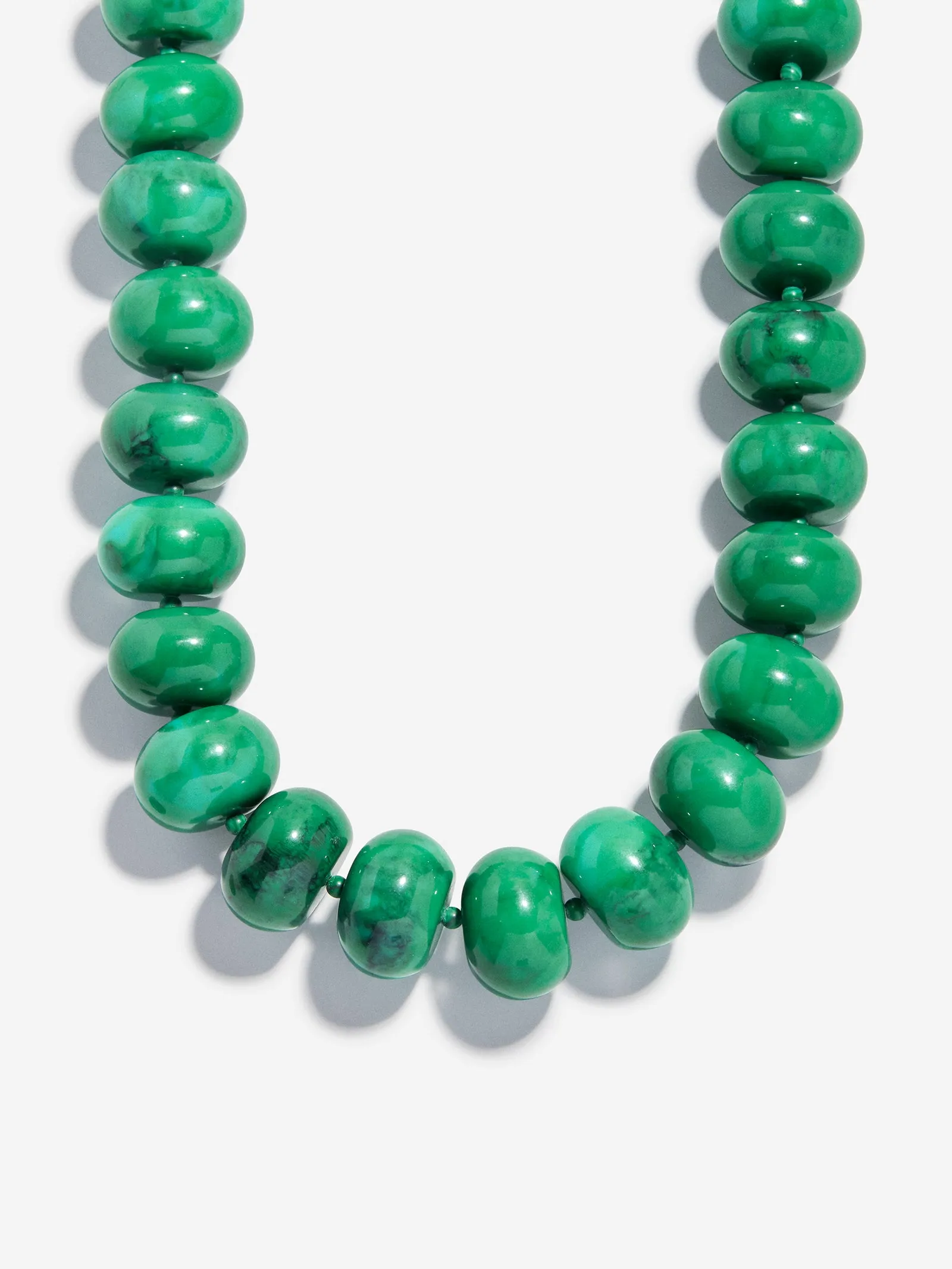 Joan Semi-Precious Necklace - Malachite sold by BaubleBar
