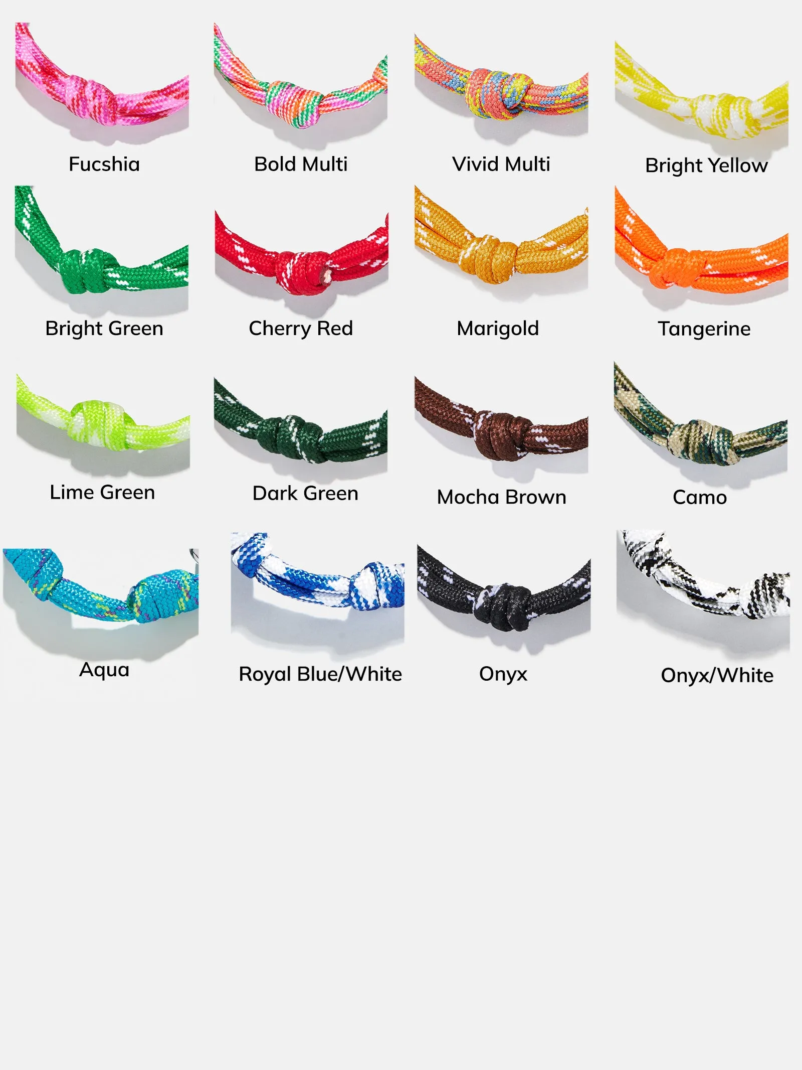 Knotty Initial Custom Bracelet - Dark Green sold by BaubleBar product image thumbnail 4