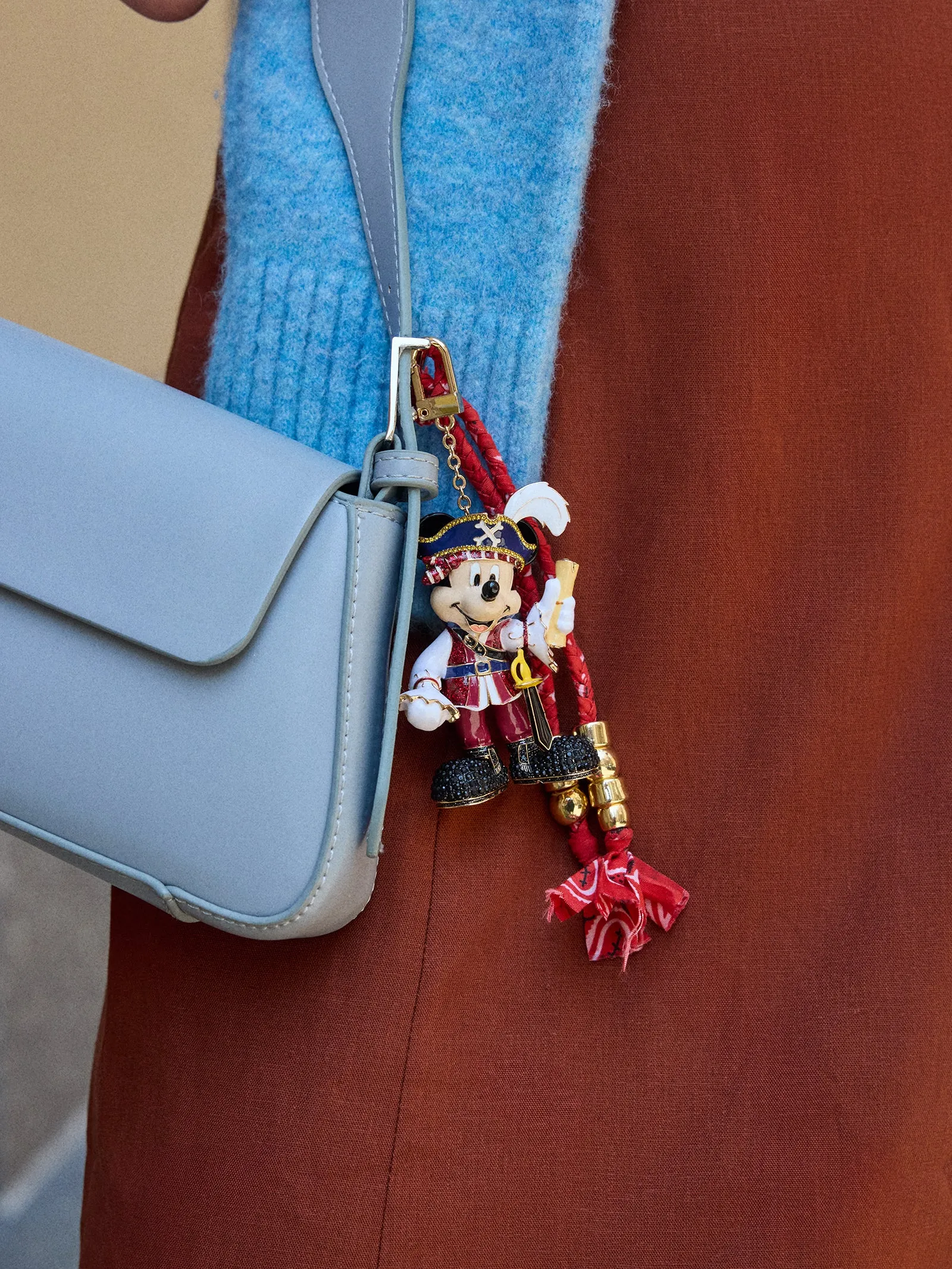 Disney Mickey Mouse Pirate Halloween Bag Charm - Mickey Mouse Pirate sold by BaubleBar product image thumbnail 2