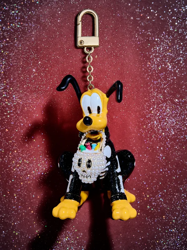 Disney Pluto Skeleton Halloween Bag Charm - Pluto Skeleton sold by BaubleBar