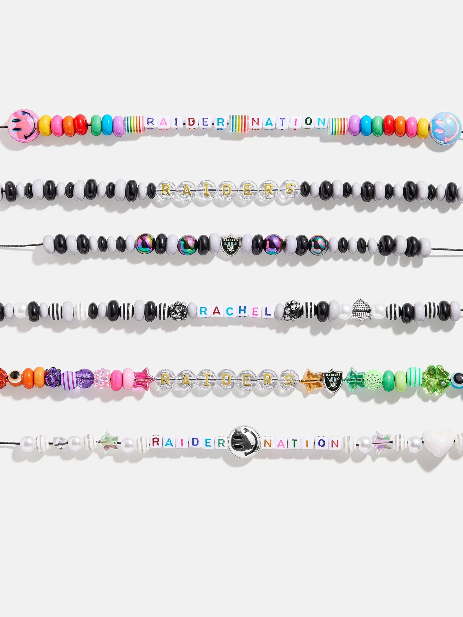 NFL Bracelet Bead Kit - Las Vegas Raiders sold by BaubleBar product image thumbnail 2