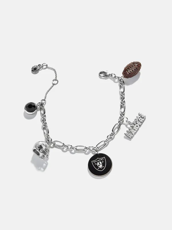 NFL Charm Bracelet - Las Vegas Raiders sold by BaubleBar