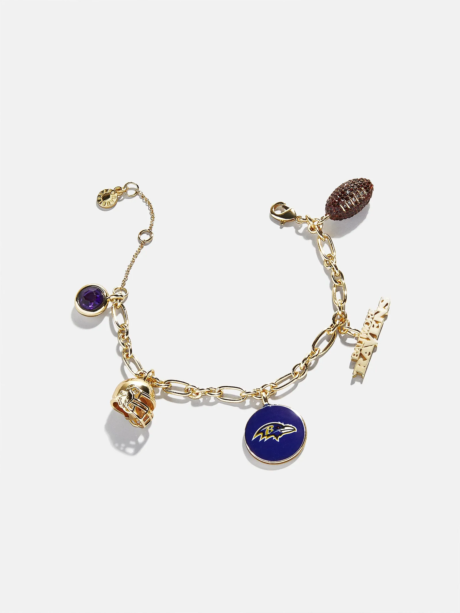 NFL Charm Bracelet - Baltimore Ravens sold by BaubleBar