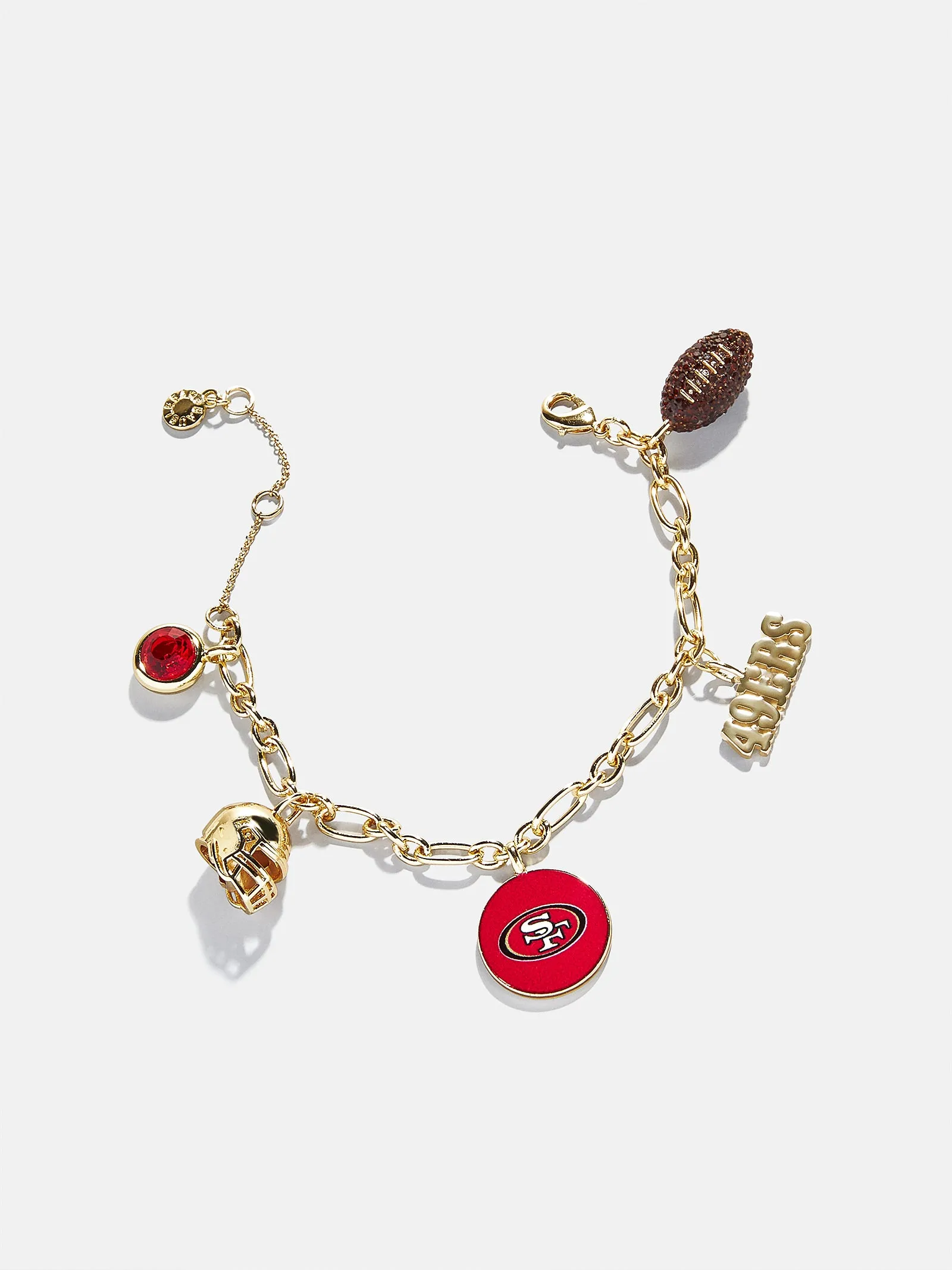 NFL Charm Bracelet - San Francisco 49ers sold by BaubleBar