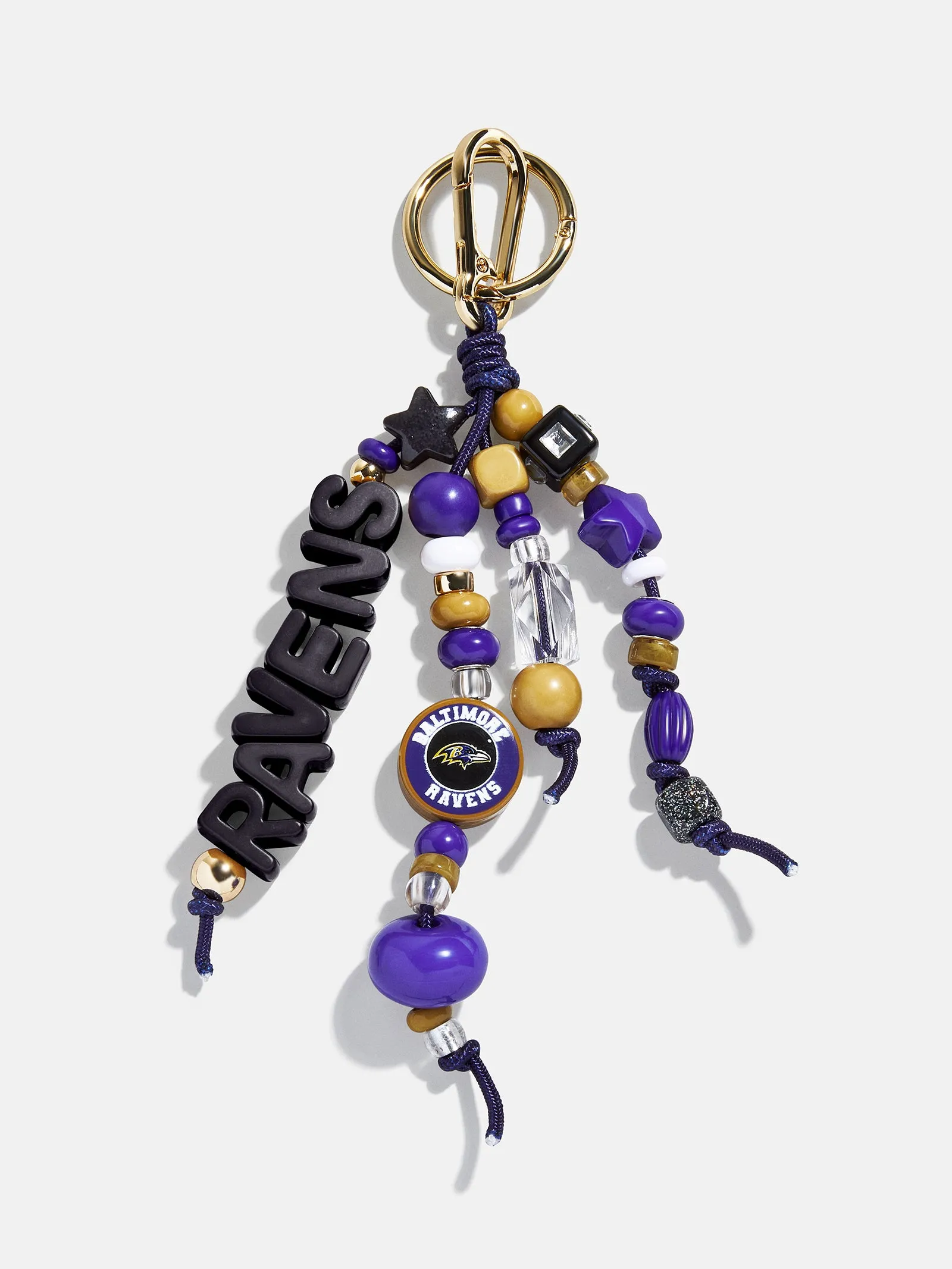 NFL Beaded Bag Charm - Baltimore Ravens sold by BaubleBar