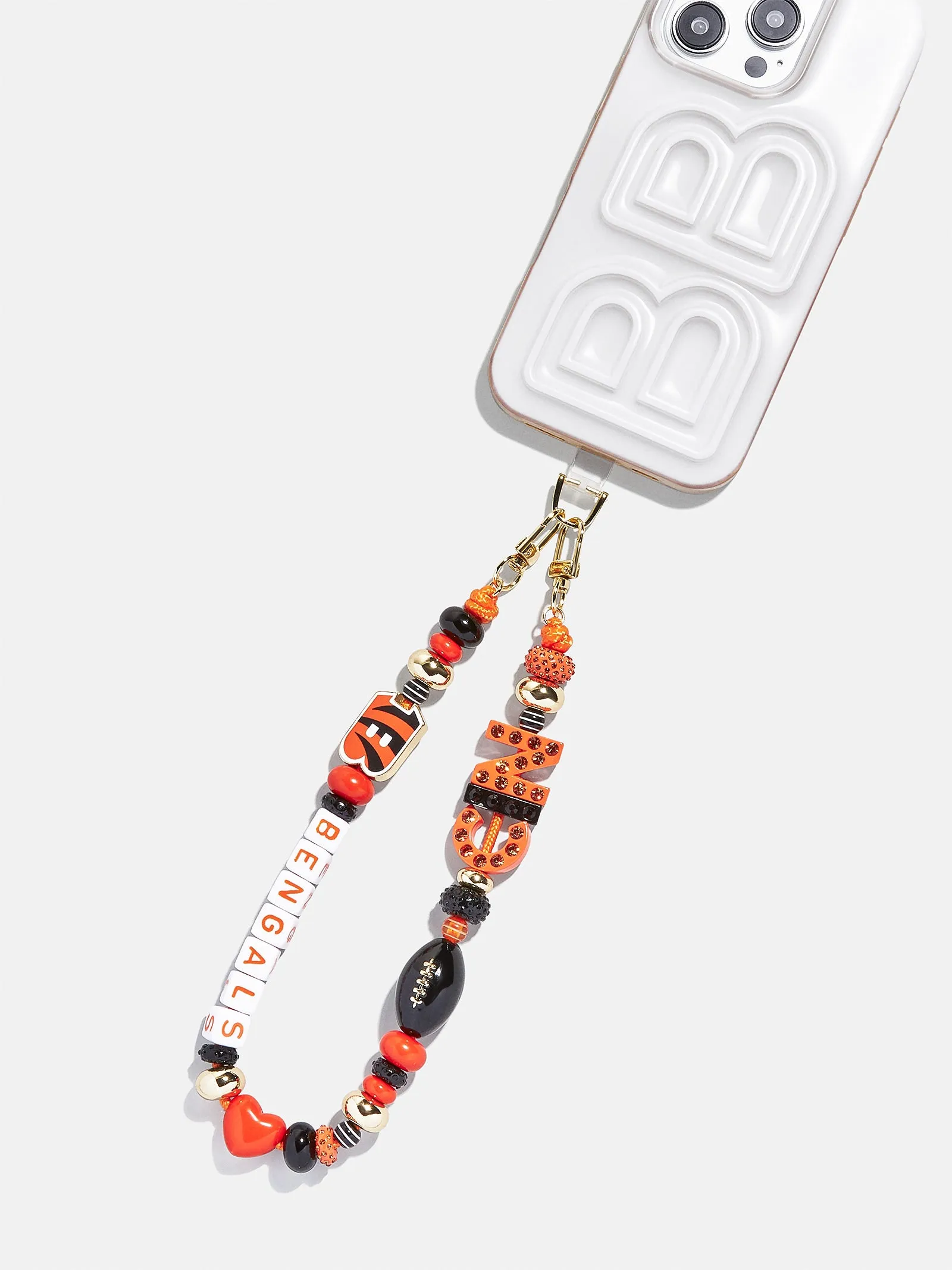 NFL Beaded Phone Charm - Cincinnati Bengals sold by BaubleBar product image thumbnail 3