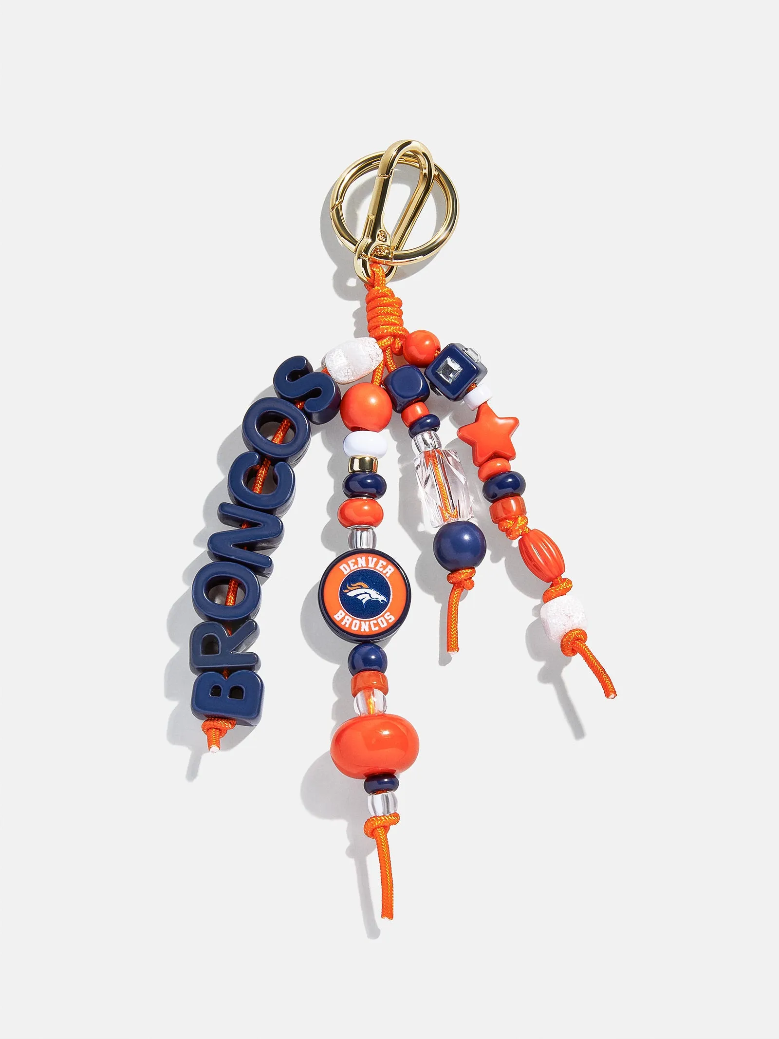 NFL Beaded Bag Charm - Denver Broncos sold by BaubleBar