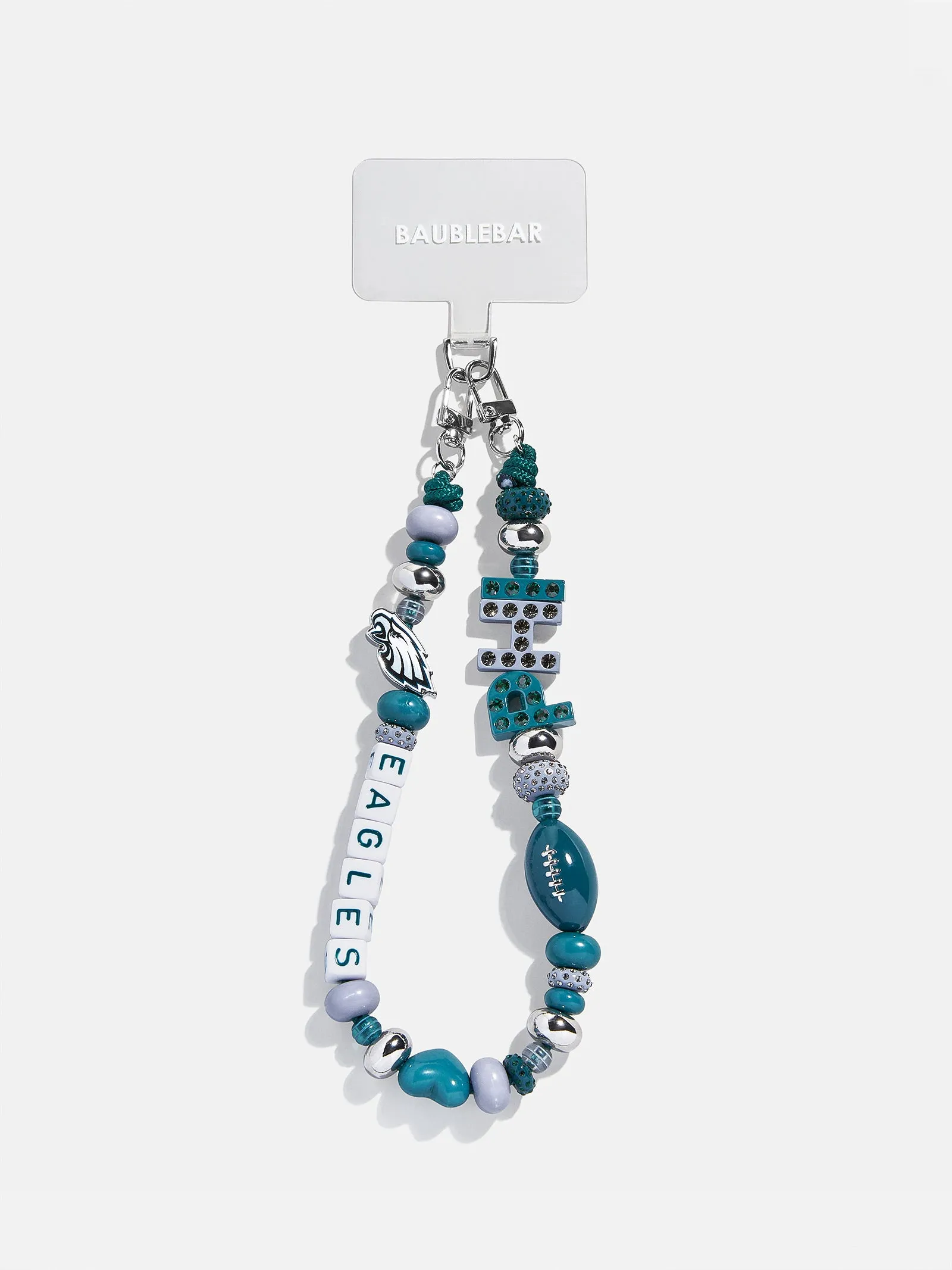 NFL Beaded Phone Charm - Philadelphia Eagles sold by BaubleBar