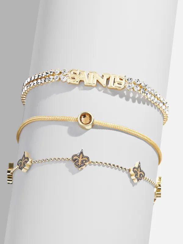 NFL Bracelet Set - New Orleans Saints sold by BaubleBar