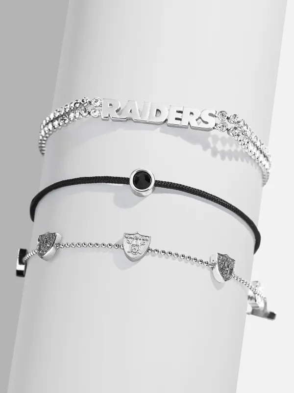 NFL Bracelet Set - Las Vegas Raiders sold by BaubleBar