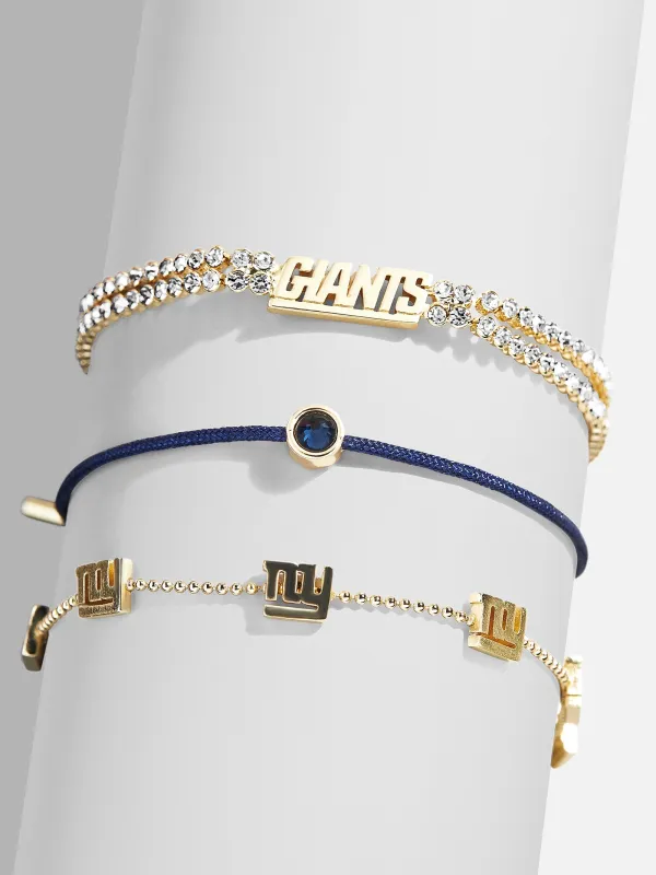 NFL Bracelet Set - New York Giants sold by BaubleBar