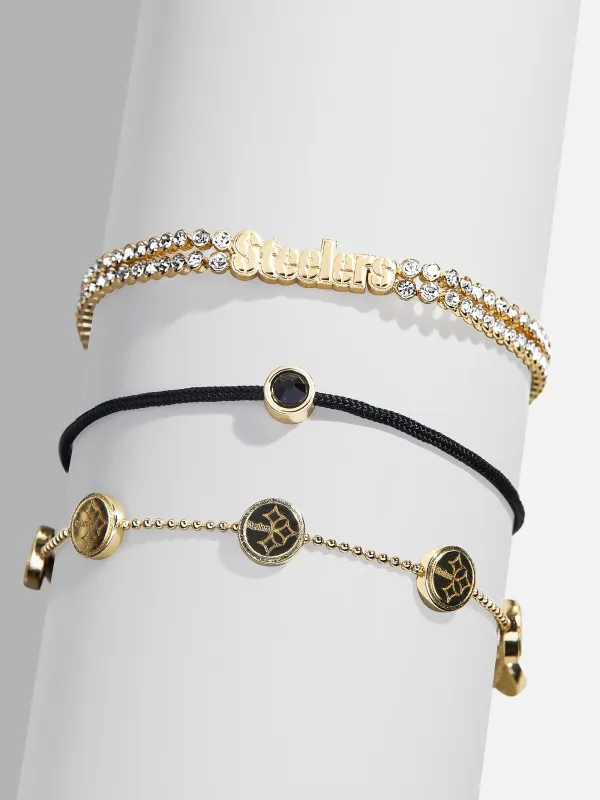 NFL Bracelet Set - Pittsburgh Steelers sold by BaubleBar